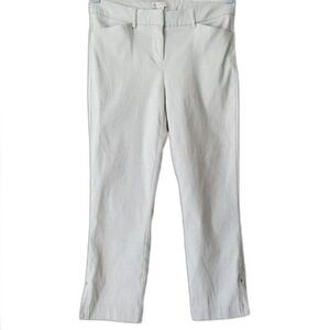 Eliane Rose Neutral Stripe Crop Career Pants 8